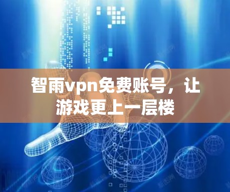 智雨vpn免费账号,让游戏更上一层楼