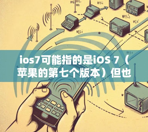 ios7可能指的是iOS 7(苹果的第七个版本)但也有可能是指ios7VPN(iOS设备上的VPN服务)以下是对两种情况的详细说明