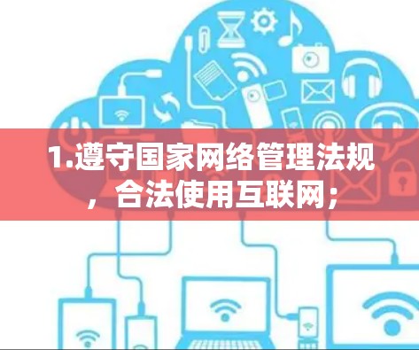 1.遵守国家网络管理法规,合法使用互联网;