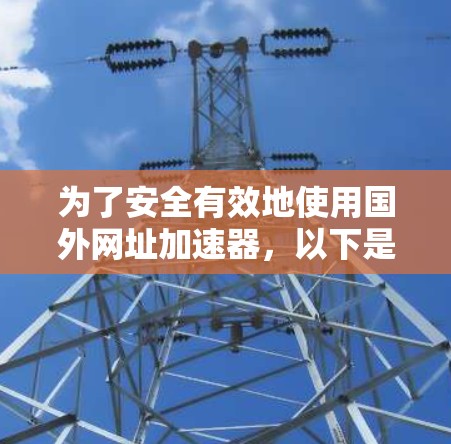 为了安全有效地使用国外网址加速器,以下是一个有序的指南