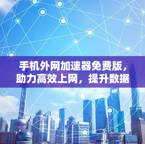 手机外网加速器免费版，助力高效上网，提升数据传输速度