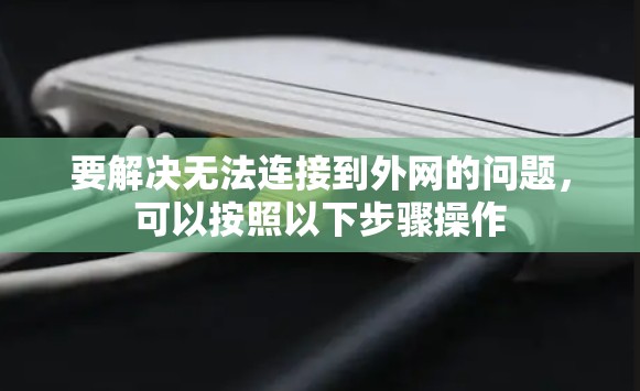 要解决无法连接到外网的问题，可以按照以下步骤操作