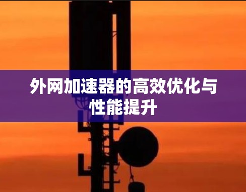 外网加速器的高效优化与性能提升 外网加速器的高效优化与性能提升
