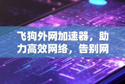 飞狗外网加速器，助力高效网络，告别网络焦虑