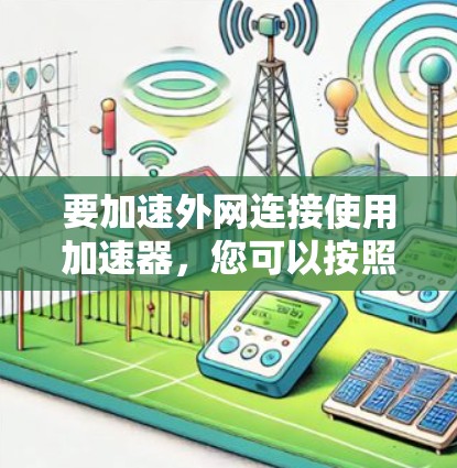 要加速外网连接使用加速器,您可以按照以下步骤操作 要加速外网连接使用加速器,您可以按照以下步骤操作