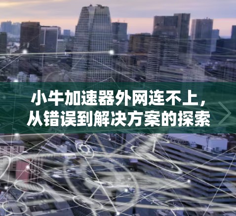 小牛加速器外网连不上，从错误到解决方案的探索