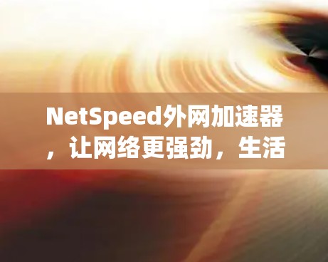 NetSpeed外网加速器,让网络更强劲,生活更轻松 NetSpeed外网加速器,让网络更强劲,生活更轻松