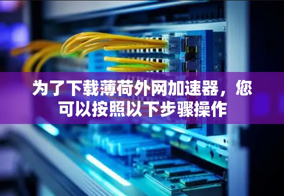 为了下载薄荷外网加速器，您可以按照以下步骤操作