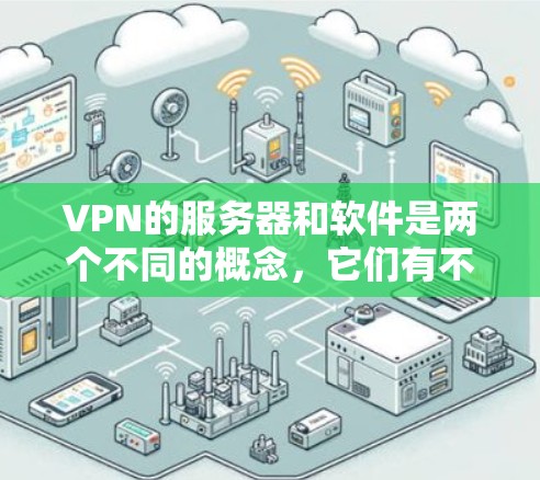 VPN的服务器和软件是两个不同的概念，它们有不同的用途和要求。以下是一些相关的信息