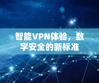 智能VPN体验,数字安全的新标准 智能VPN体验,数字安全的新标准
