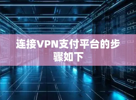 连接VPN支付平台的步骤如下
