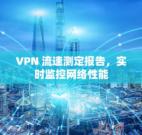 VPN 流速测定报告，实时监控网络性能