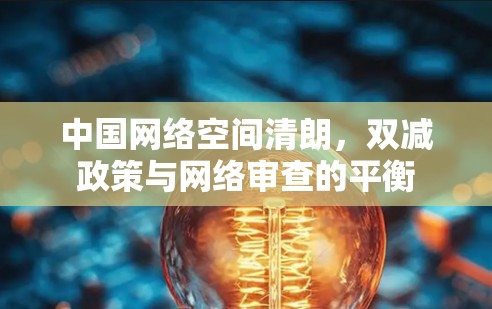 中国网络空间清朗,双减政策与网络审查的平衡 中国网络空间清朗,双减政策与网络审查的平衡