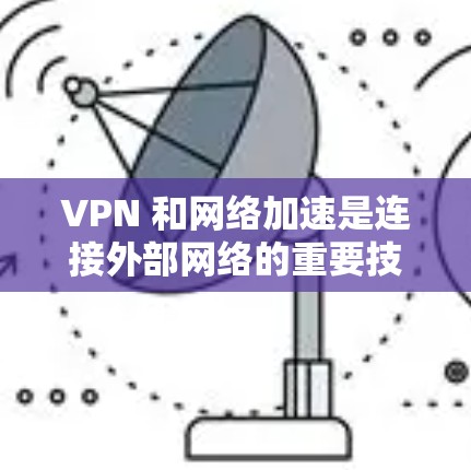 VPN 和网络加速是连接外部网络的重要技术，帮助用户高效访问互联网。以下是使用VPN和网络加速的详细步骤