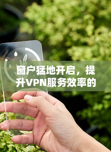 窗户猛地开启，提升VPN服务效率的新突破