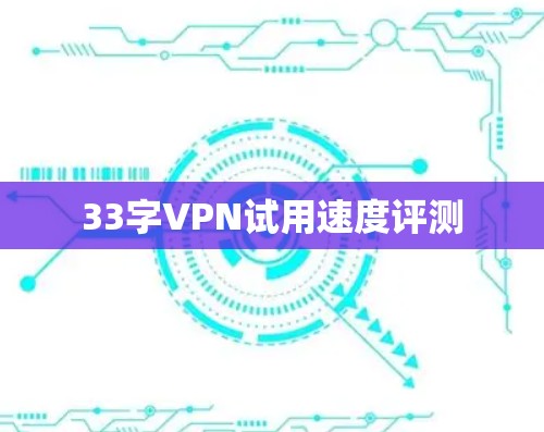 33字VPN试用速度评测