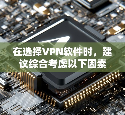 在选择VPN软件时,建议综合考虑以下因素 在选择VPN软件时,建议综合考虑以下因素