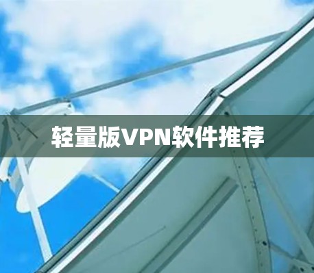 轻量版VPN软件推荐