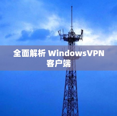 全面解析 WindowsVPN客户端