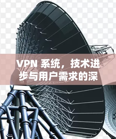 VPN 系统,技术进步与用户需求的深度融合
